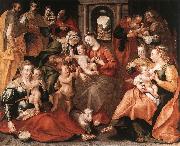 VOS, Marten de The Family of St Anne aer oil painting picture wholesale